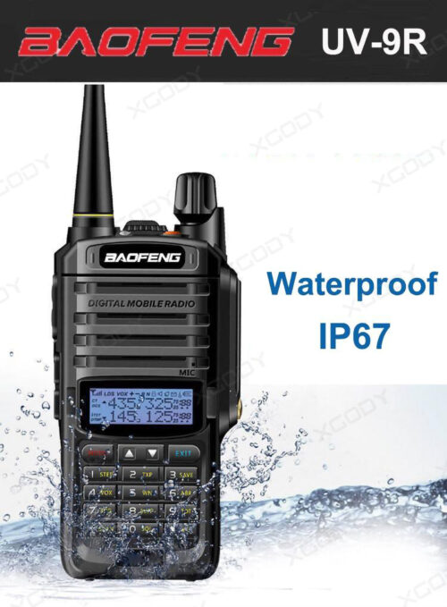 Baofeng UV-9R Dustproof Waterproof IP67 136-174/400-520MHz Walkie